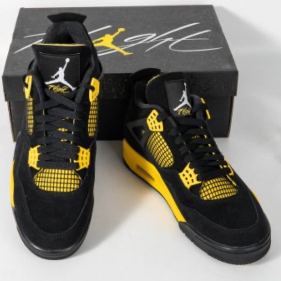Nike Jordan 4 retro thunder - Picture 3 of 5